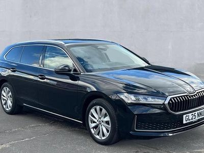 Used Skoda Superb SE Technology 150 HP (110 kW) 2025 Midnight black metallic Estate