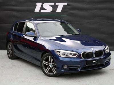 Used BMW 118 Sport Line 2018 Blue Hatchback