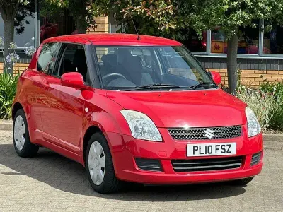 Used Suzuki Swift 92 HP (67 kW) 2010 Red Hatchback