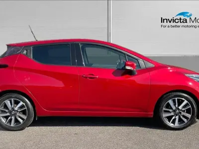 Used Nissan Micra Acenta 100 HP (73 kW) 2019 Red Hatchback