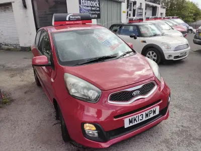 Used Kia Picanto City 68 HP (50 kW) 2013 Red Hatchback
