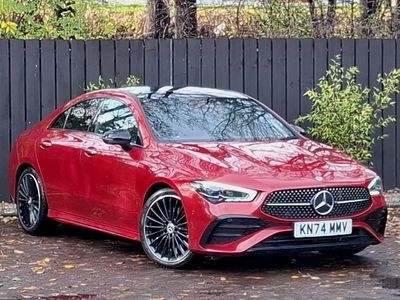 Red Used 2024 Mercedes CLA220 AMG Line Premium Plus Sedan | £34,298 (Expensive)