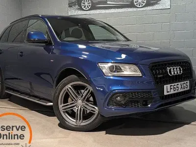 Used Audi Q5 S-line plus 190 HP (139 kW) 2015 Blue SUV
