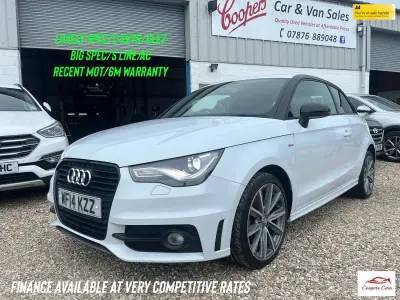 Used Audi A1 S-Line 122 HP (89 kW) 2014 White Hatchback