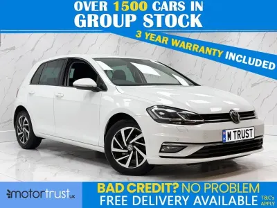Used VW Golf VII Edition 115 HP (84 kW) 2019 White Hatchback