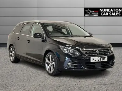 Used Peugeot 308 SW S 130 HP (95 kW) 2018 Black Estate