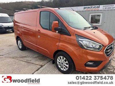 Used Ford Transit Custom Limited 130 HP (95 kW) 2018 Orange Van