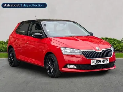 Used Skoda Fabia Colour Edition 95 HP (69 kW) 2019 Red Hatchback