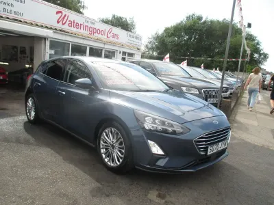 Used Ford Focus Titanium X 125 HP (91 kW) 2020 Blue Hatchback