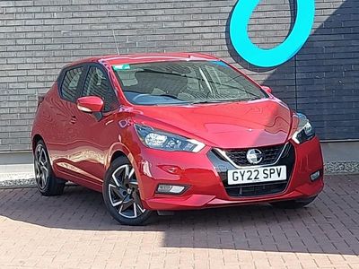 Red Used 2022 Nissan Micra Acenta Hatchback | £13,998 (Fair price)