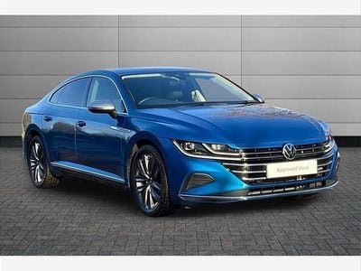 Used VW Arteon Elegance 150 HP (110 kW) 2021 Kingfisher blue Hatchback