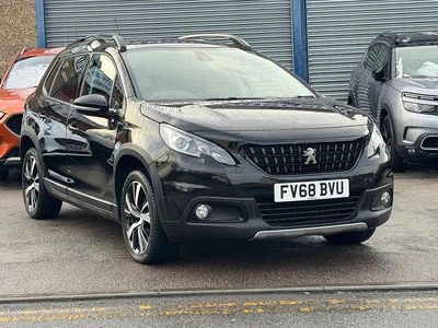 Black Used 2018 Peugeot 2008 GT-line SUV | £7,190 (Fair price)