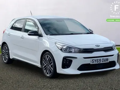 Begagnad Kia Rio GT-Line 2019 Vit Halvkombi