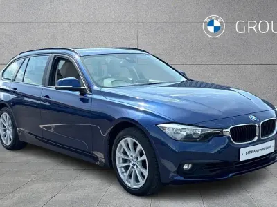 Used BMW 320 181 HP (133 kW) 2016 Blue Estate