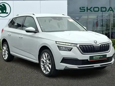 Used Skoda Kamiq SE L 115 HP (84 kW) 2021 White SUV
