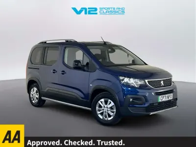 Gebraucht Peugeot e-Rifter Allure Premium 100 kW (136 PS) 2022 Blau Van / Kleinbus