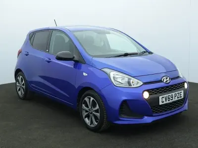 Used Hyundai i10 67 HP (49 kW) 2019 Blue Hatchback