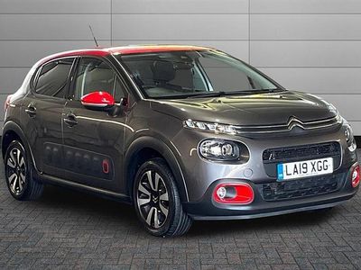 Used Citroën C3 Flair 83 HP (61 kW) 2019 Platinum grey with sport red roof Hatchback