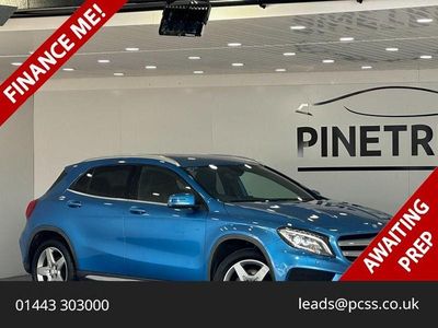 Used Mercedes GLA220 AMG line 170 HP (125 kW) 2015 Blue SUV