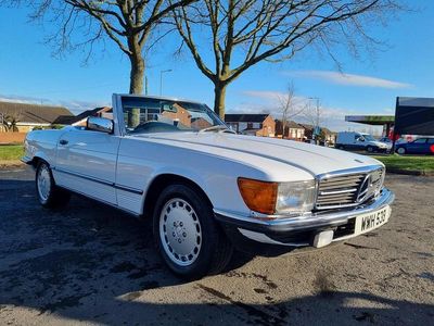 Used Mercedes SL420 1986 White Cabriolet