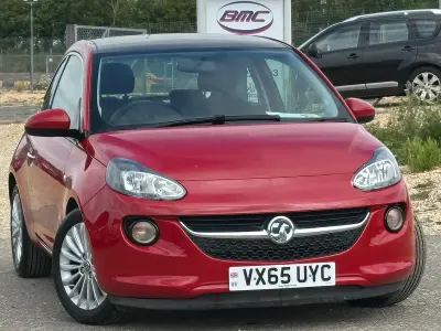 Used Vauxhall Adam Glam 70 HP (51 kW) 2015 Red Hatchback