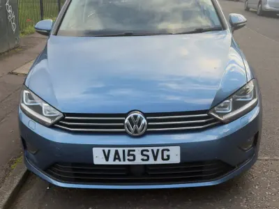 Used VW Golf Sportsvan SE 110 HP (80 kW) 2015 Blue MPV