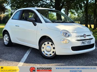 Used Fiat 500 Pop 69 HP (50 kW) 2017 White Hatchback