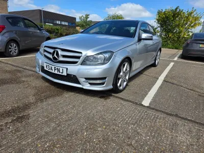Used Mercedes C220 Sport Edition 2014 Silver Coupe