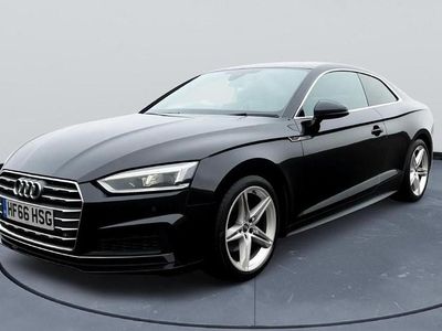Used Audi A5 S-Line 190 HP (139 kW) 2017 Black Coupe