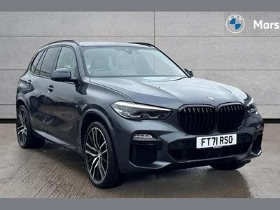 Grey Used 2021 BMW X5 M Sport SUV | £38,991 (Fair price)