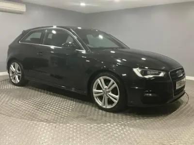 Used Audi A3 S-Line 2014 Black Hatchback
