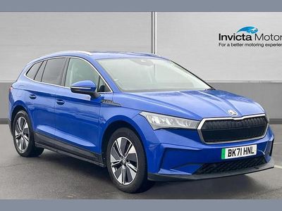 Used Skoda Enyaq iV ecoSuite 150 kW (204 HP) 2021 Energy blue SUV
