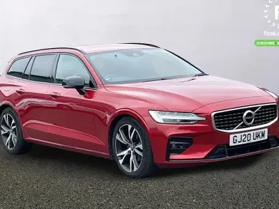 Used Volvo V60 R-Design 190 HP (139 kW) 2020 Red Estate