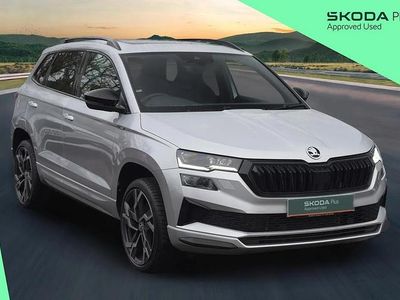 Used Skoda Karoq SportLine 147 HP (108 kW) 2024 Brilliant silver metallic SUV