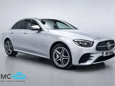 Used Mercedes E300 AMG line 320 HP (235 kW) 2021 Silver Sedan