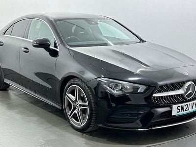 Used Mercedes CLA250 AMG line 224 HP (164 kW) 2021 Black Sedan