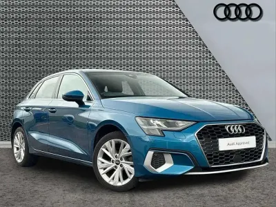 Used Audi A3 Sport 147 HP (108 kW) 2023 Blue Sedan