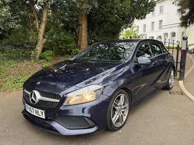 Used Mercedes A200 AMG line 2017 Blue Hatchback