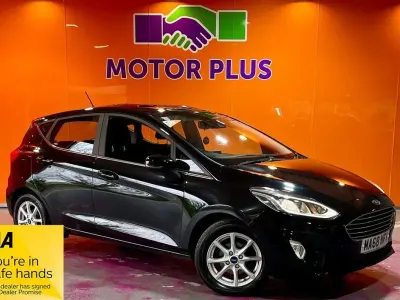 Used Ford Fiesta Zetec 85 HP (62 kW) 2018 Black Hatchback
