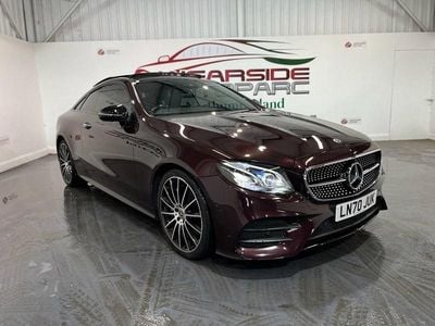 Red Used 2020 Mercedes E350 AMG line Coupe | £26,999 (A bit pricey)