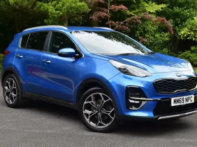 Used Kia Sportage GT-Line 134 HP (98 kW) 2019 Blue SUV