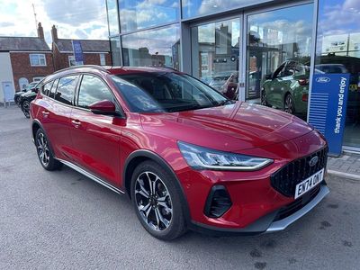 Red Used 2025 Ford Focus Active X Estate | £23,995 (Expensive)