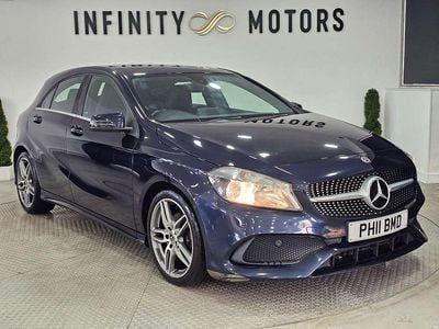 Blue Used 2018 Mercedes A180 AMG line Hatchback | £10,550 (Fair price)