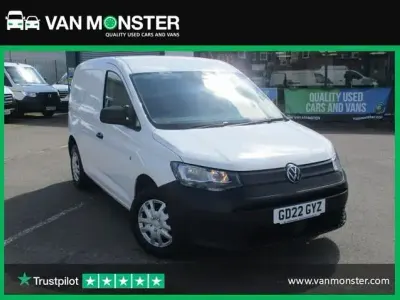 Used VW Caddy 102 HP (75 kW) 2022 White MPV