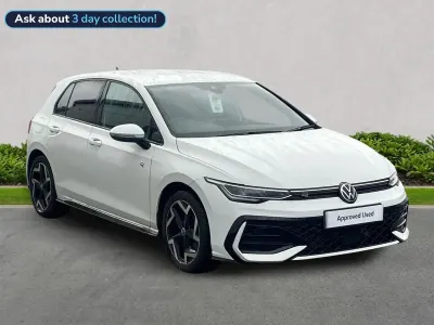 Second-hand VW Golf VIII R-line 150 CP (110 kW) 2025 Alb Hatchback