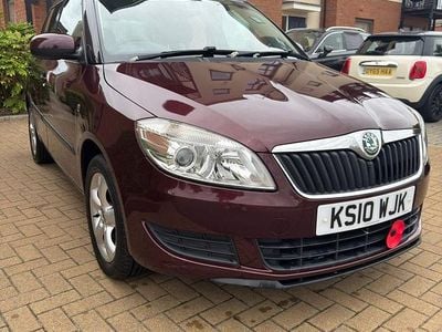 Used Skoda Fabia SE 86 HP (63 kW) 2010 Maroon Hatchback