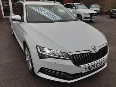 Used Skoda Superb SE L 2020 White Estate