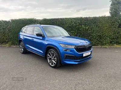 Used Skoda Kodiaq SportLine 150 HP (110 kW) 2022 Blue SUV
