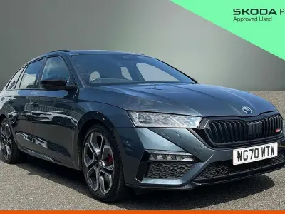 Used Skoda Octavia vRS 245 HP (180 kW) 2021 Grey Estate