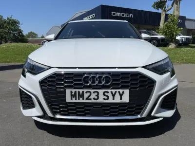 Used Audi A3 Sportback S-Line 108 HP (79 kW) 2023 White Hatchback